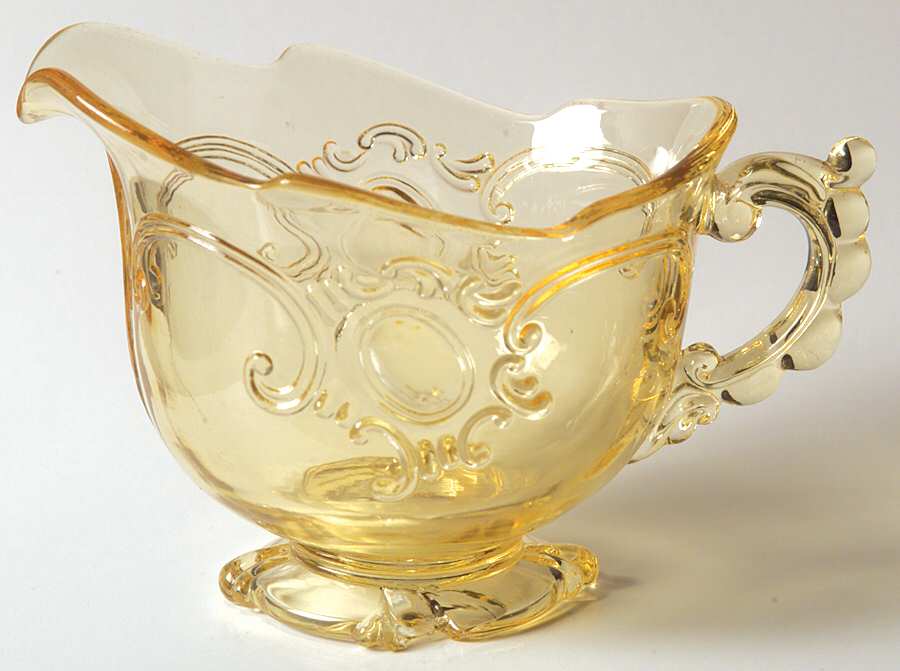 Rococo Sahara Creamer by Heisey-1