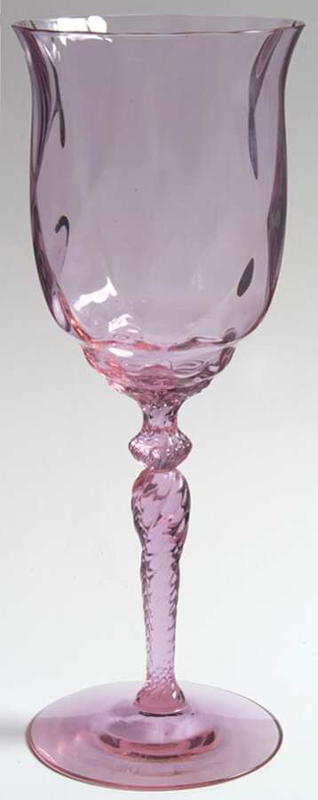 Creole Alexandrite Tall Water Goblet by Heisey-1