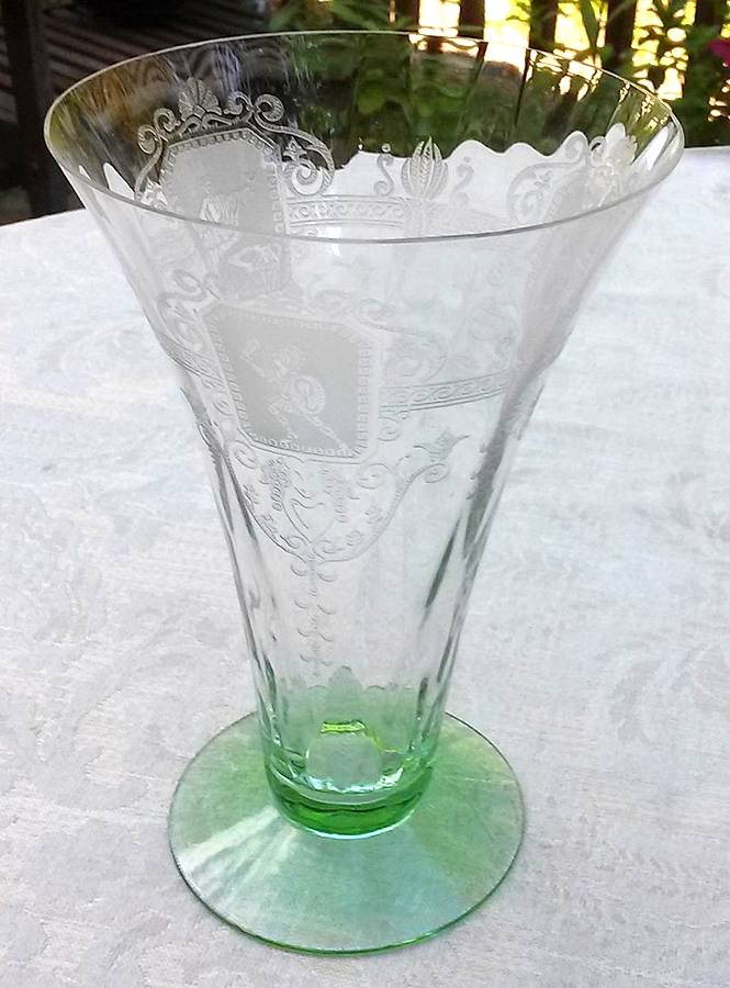 Trojan Moongleam Green Stem (Stem 3368, Etch 445)) Iced Tea by Heisey-1