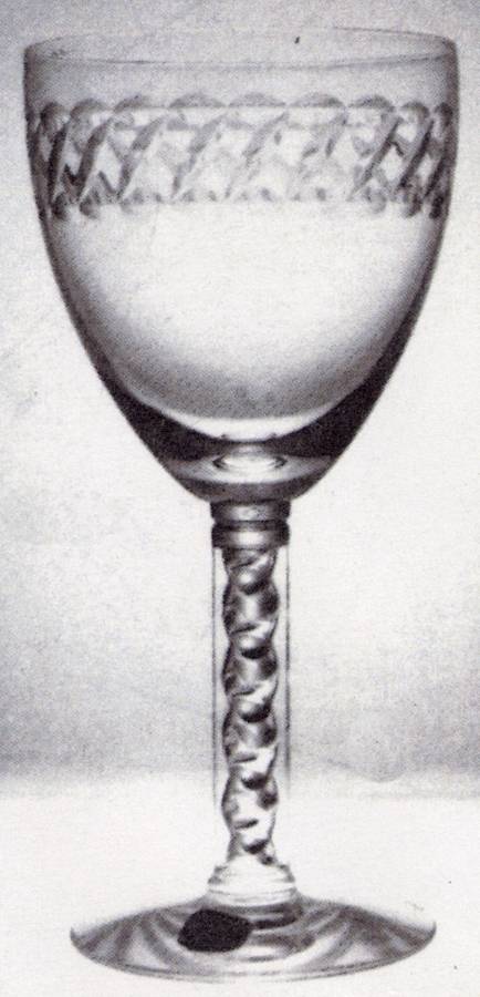 El Rancho Water Goblet by Heisey-1