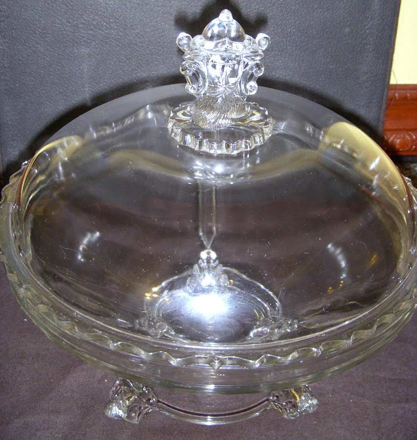 Viking Compote & Lid by Hobbs Brockunier-1