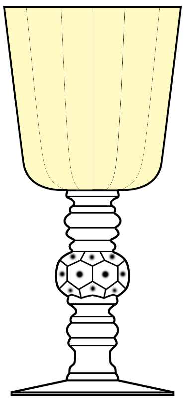 Spanish Sahara Water Goblet by Heisey-1