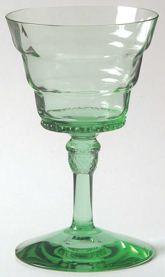 Charter Oak Green Liquor Cocktail by Heisey-1
