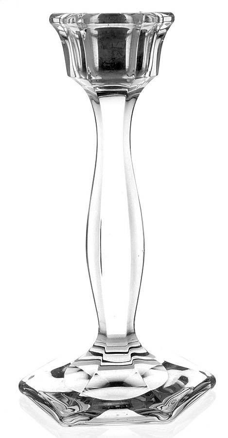 Patrician Clear (Line 5) #5 10" Tall Candelabra Base by Heisey-1