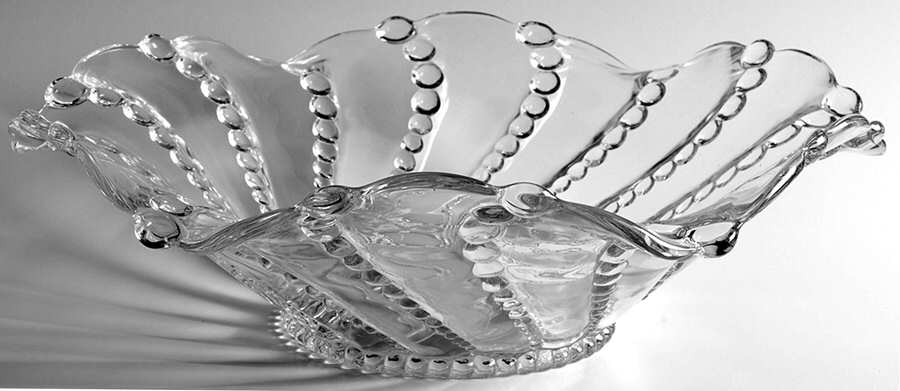 Columbia Crimped Bowl by Heisey-1