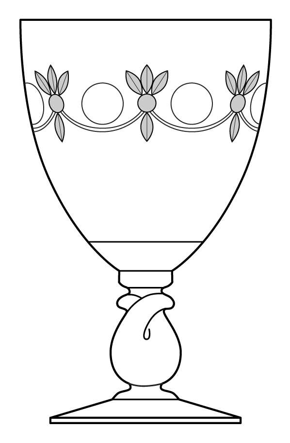 Moon Gleam Water Goblet by Heisey-1