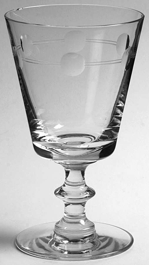 St. George Waterford Water Goblet by Heisey-1
