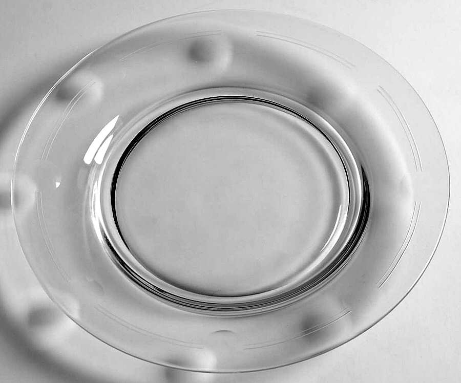 St. George Waterford Luncheon Plate by Heisey-1