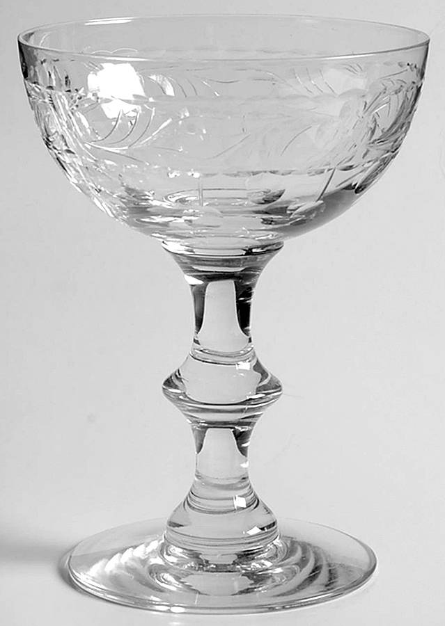 7330-4 Champagne/Tall Sherbet by Hawkes-1