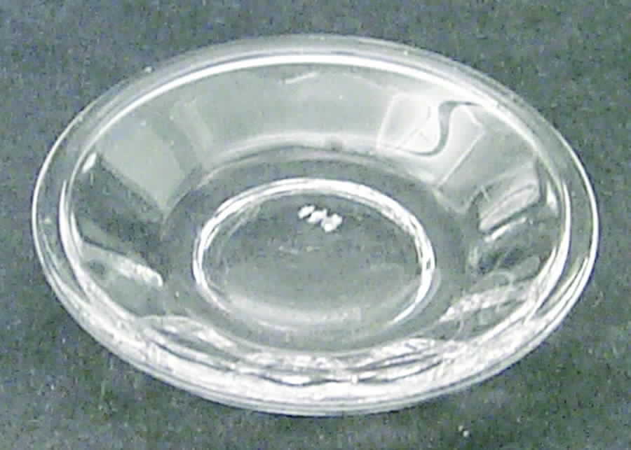 Wide Flat Panel Clear Butter Pat by Heisey-1