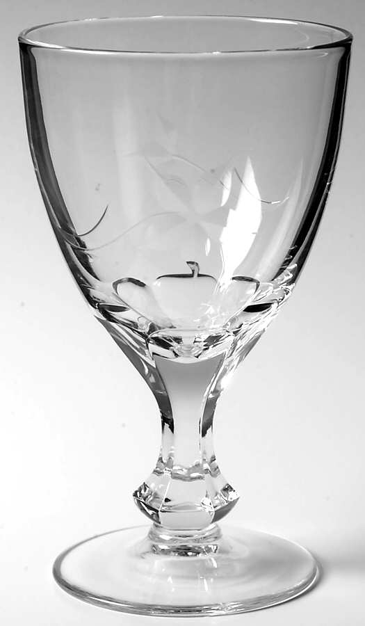 Starflower Water Goblet by Heisey-1