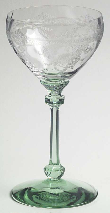Empress Moongleam 3380 (Etch 447) Liquor Cocktail by Heisey-1