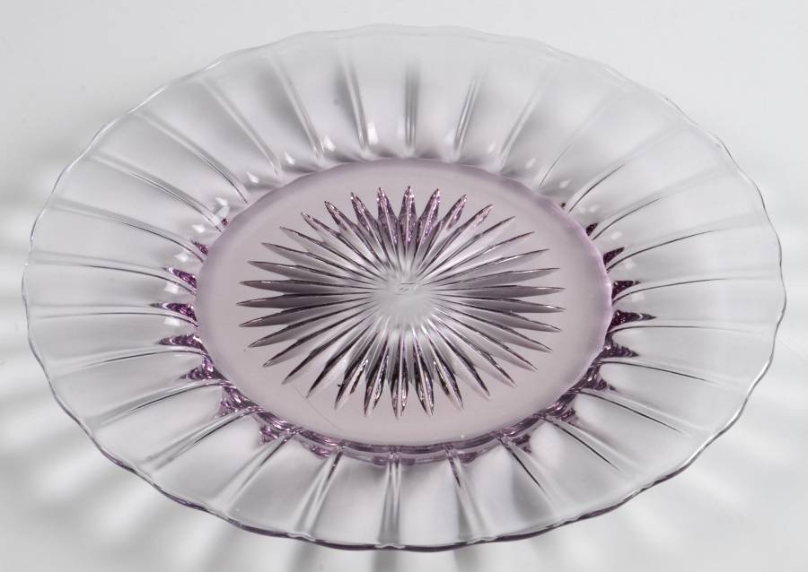 Ridge and Star Hawthorne 7" Salad Plate by Heisey-1