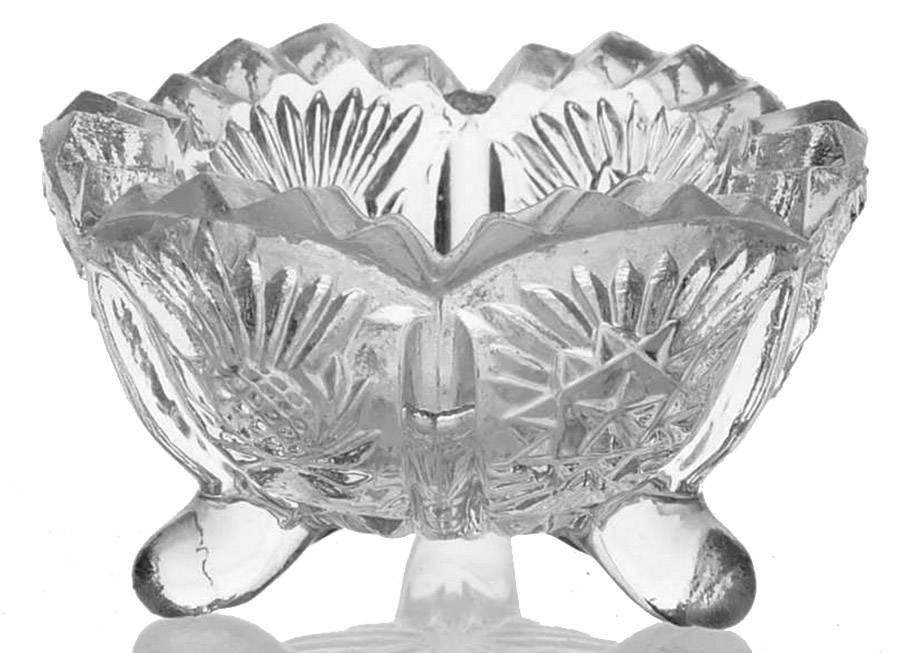 Panelled Thistle Individual Salt Dip by Higbee-1