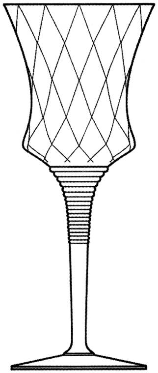 African Clear Water Goblet by Heisey-1