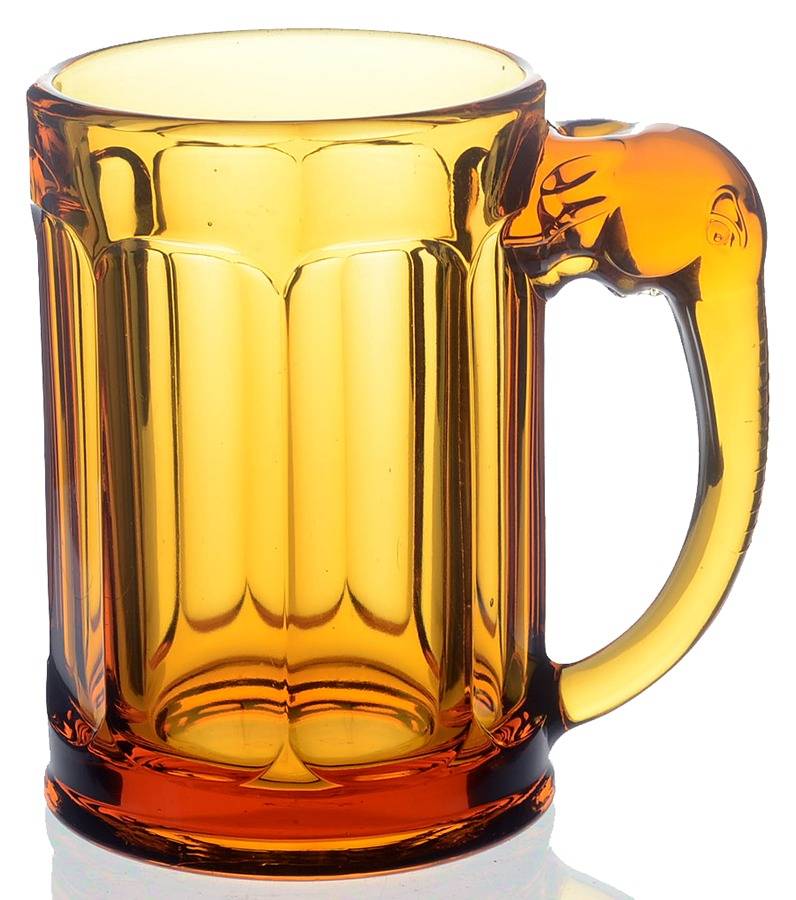 Heisey Animals and Figurines Elephant Handle Mug (Sultana) by Heisey-1