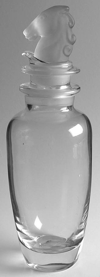 Heisey Animals and Figurines 48 Oz Martini Mixer Washington Sq.W/Frosthorse Hed by Heisey-1