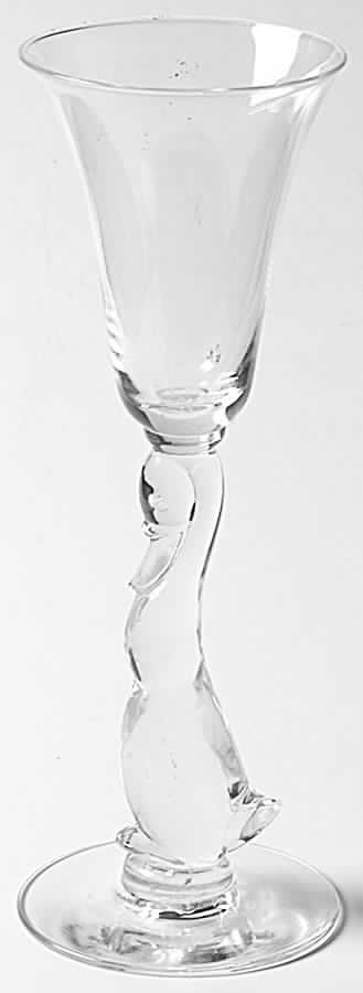 Heisey Animals and Figurines Goose Sherry (Crystal) by Heisey-1