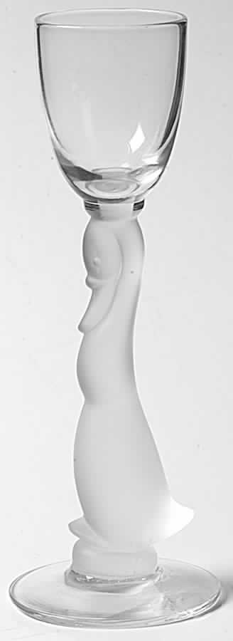 Heisey Animals and Figurines Goose Cordial (Frosted) by Heisey-1