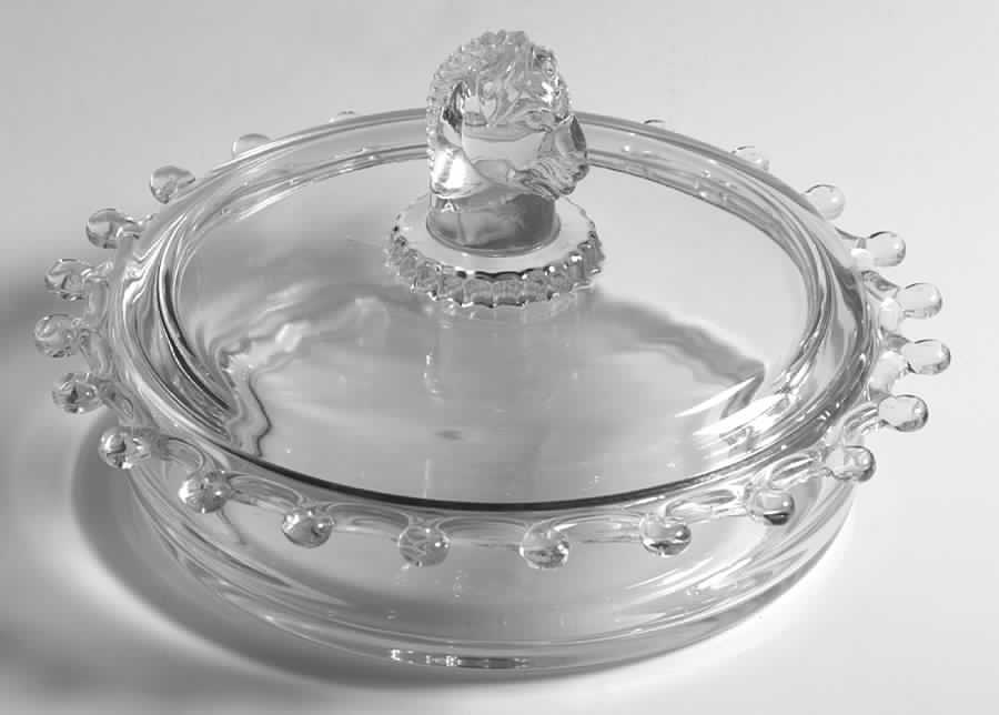 Heisey Animals and Figurines Horse Head Candy Dish (Lariat) by Heisey-1