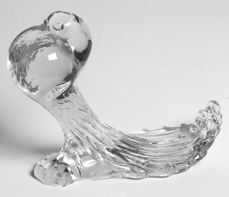Heisey Animals and Figurines Pouter Pigeon by Heisey-1