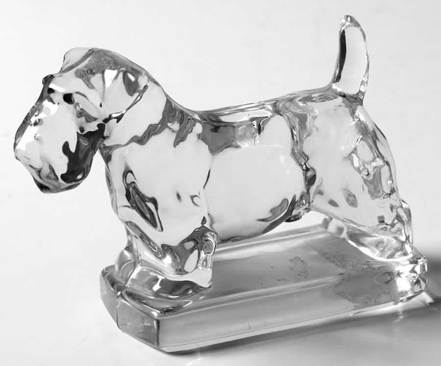 Heisey Animals and Figurines Scottie Dog (Sealyham Terrier) by Heisey-1