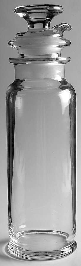 Heisey Animals and Figurines 32 Oz Shape 1 Martini Mixer & Plain Stopper by Heisey-1