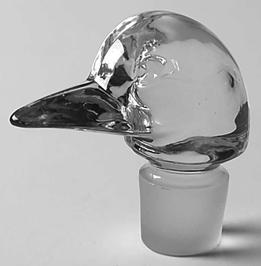 Heisey Animals and Figurines Penguin Head Stopper by Heisey-1