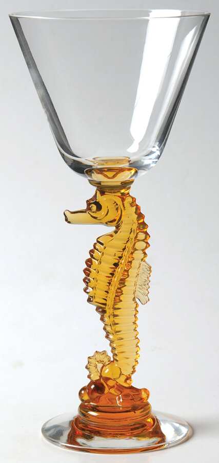 Heisey Animals and Figurines Sea Horse Cocktail (Sultana) by Heisey-1