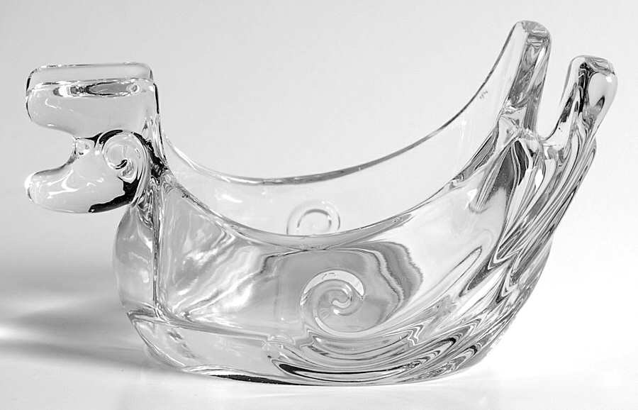 Heisey Animals and Figurines Duck Ashtray (Clear) by Heisey-1
