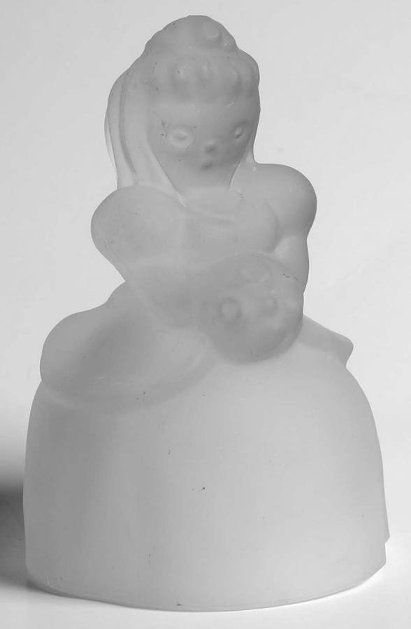 Heisey Animals and Figurines Frosted Victorian Belle by Heisey-1