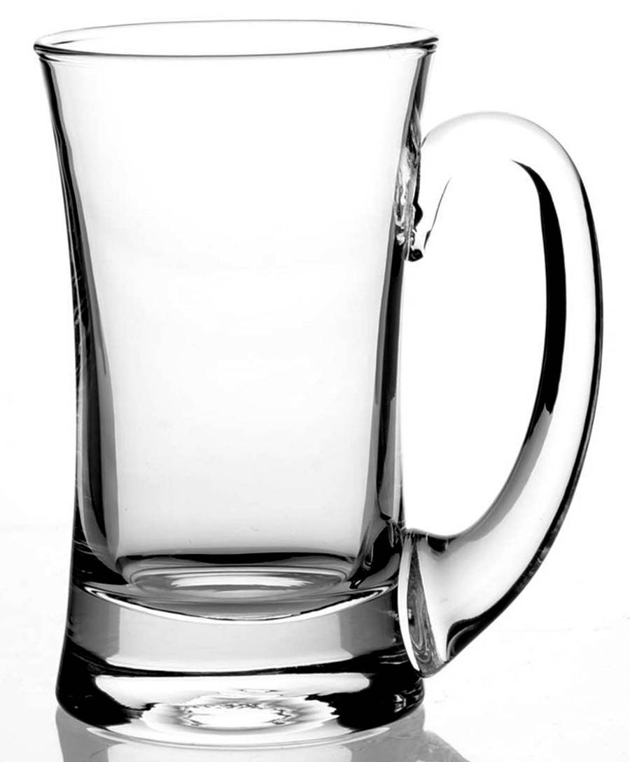 Danish Ships Clear Beer Mug by Holmegaard-1
