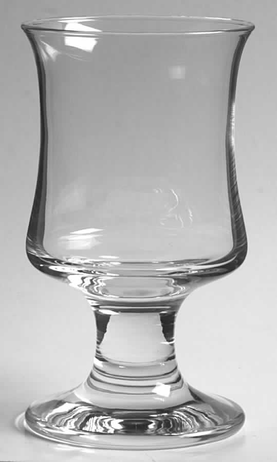 Danish Ships Clear Water Goblet by Holmegaard-1
