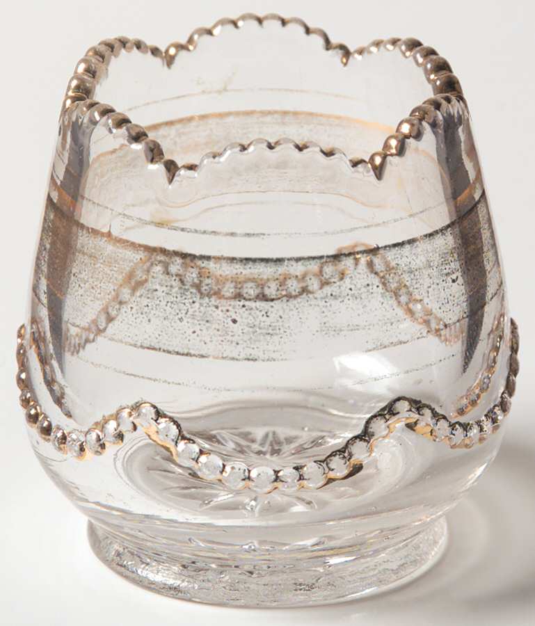 Beaded Swag Clear Toothpick Holder by Heisey-1