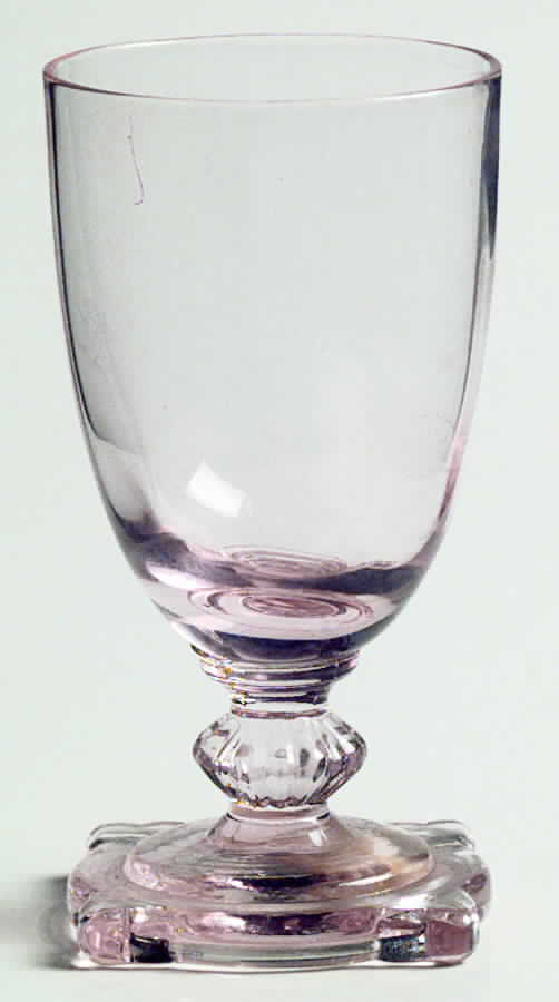 Carcassone Flamingo Pink Cordial Glass by Heisey-1