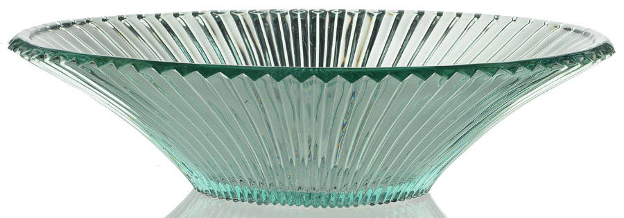 Ridgeleigh Zircon Green Floral Bowl by Heisey-1