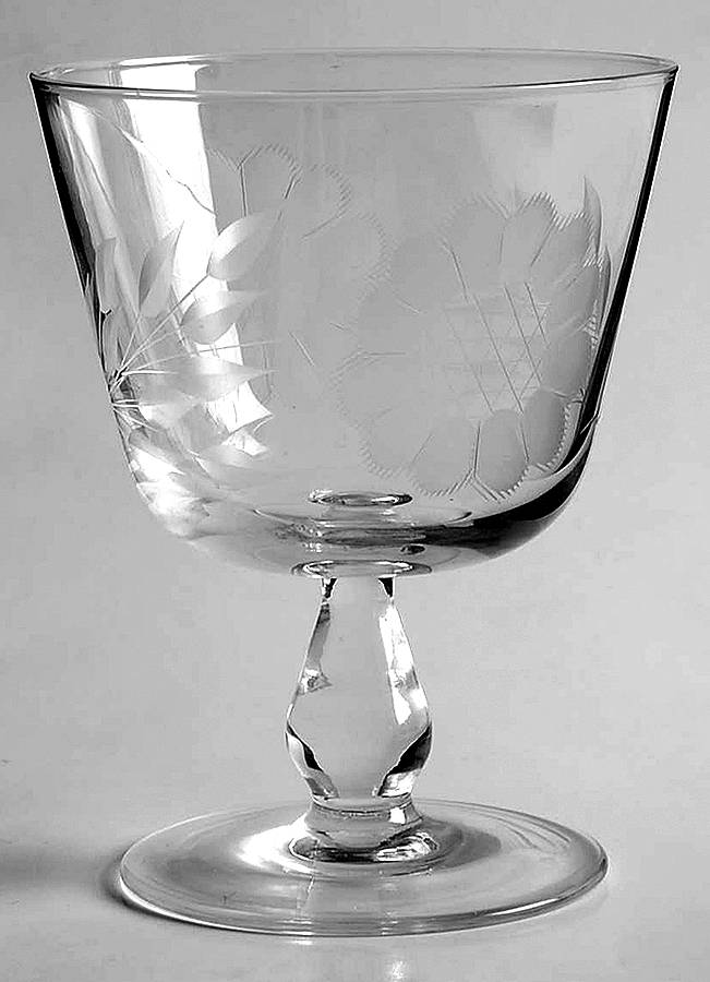 Cornflower (Bulbous Stem) Champagne/Tall Sherbet by W J Hughes-1