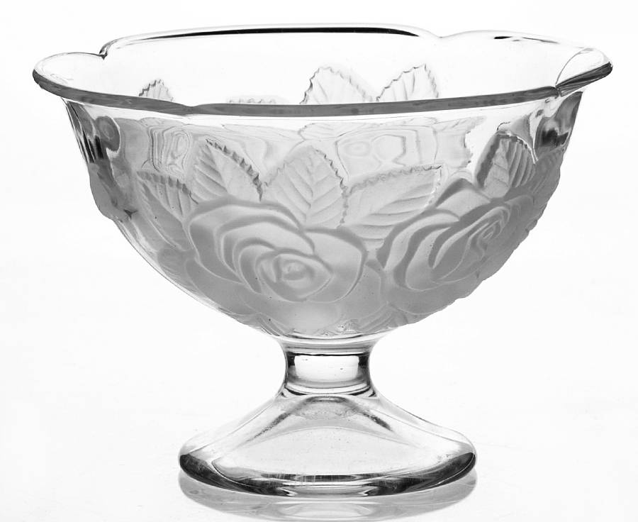 Rose Pearls Footed Fruit/Sherbet Bowl by Home Beautiful-1