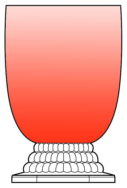 Gascony Tangerine Water Goblet by Heisey-1