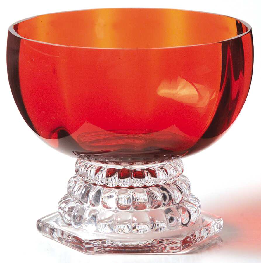 Gascony Tangerine Champagne/Tall Sherbet by Heisey-1