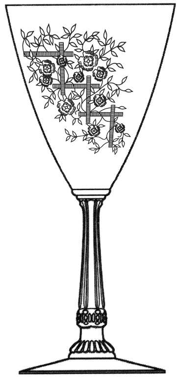 Olympiad (Stem #3389) Water Goblet by Heisey-1