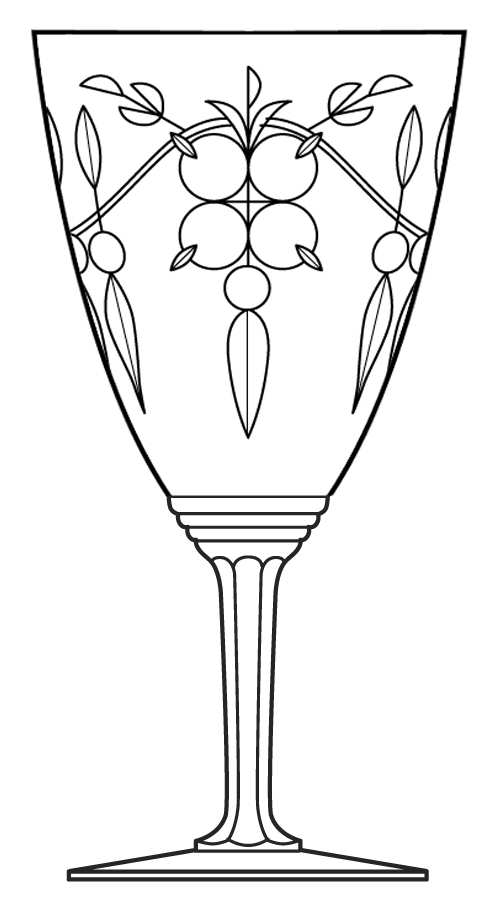 Royal York (Stem #3350) Water Goblet by Heisey-1