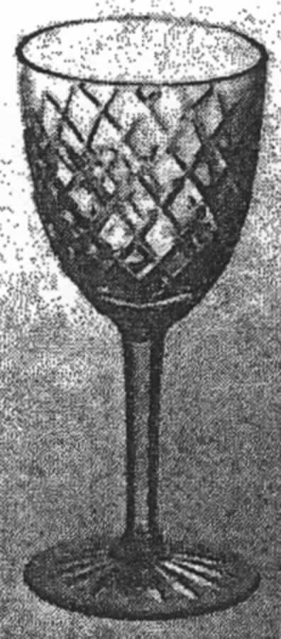 Sabrina Water Goblet by W J Hughes-1