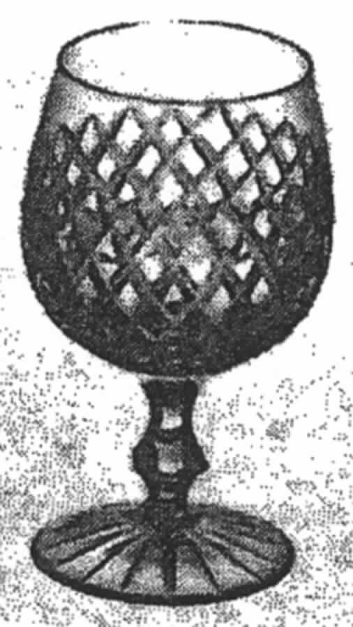 Northwood Water Goblet by W J Hughes-1