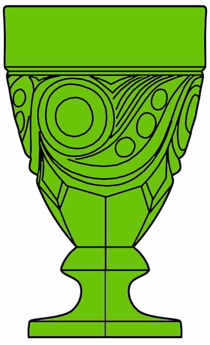 Ipswich Moongleam Green Water Goblet by Heisey-1