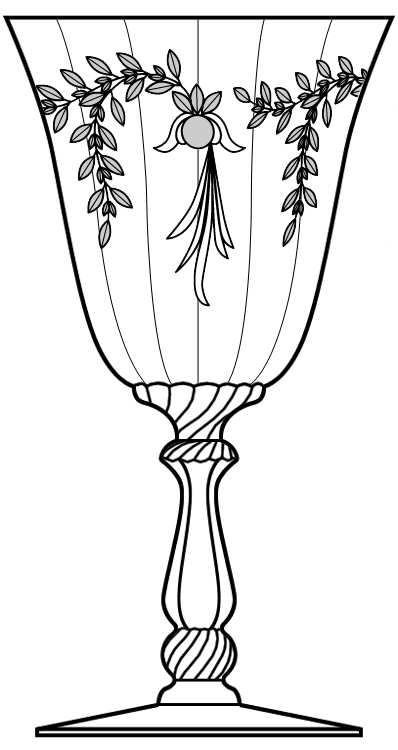 Fuchsia Water Goblet by Heisey-1