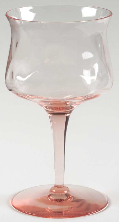 Gayoso Pink Water Goblet by Heisey-1