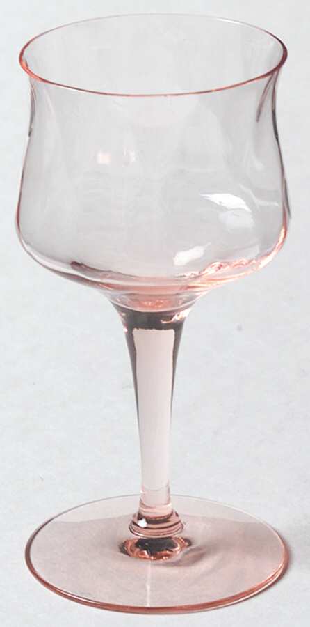 Gayoso Pink Wine Glass by Heisey-1