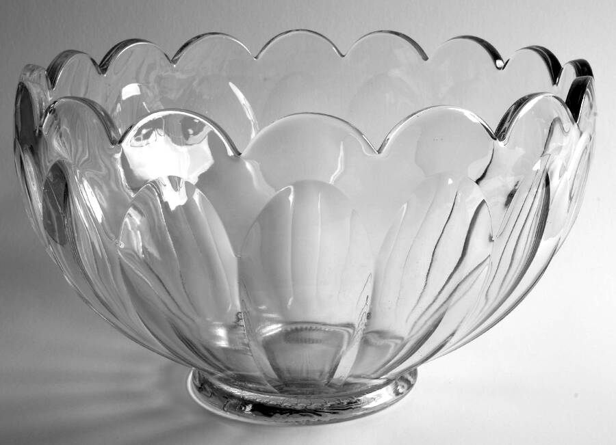 Plain Panel Recessed Punch Bowl by Heisey-1