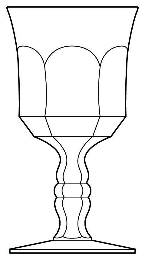 Plain Panel Recessed Water Goblet by Heisey-1